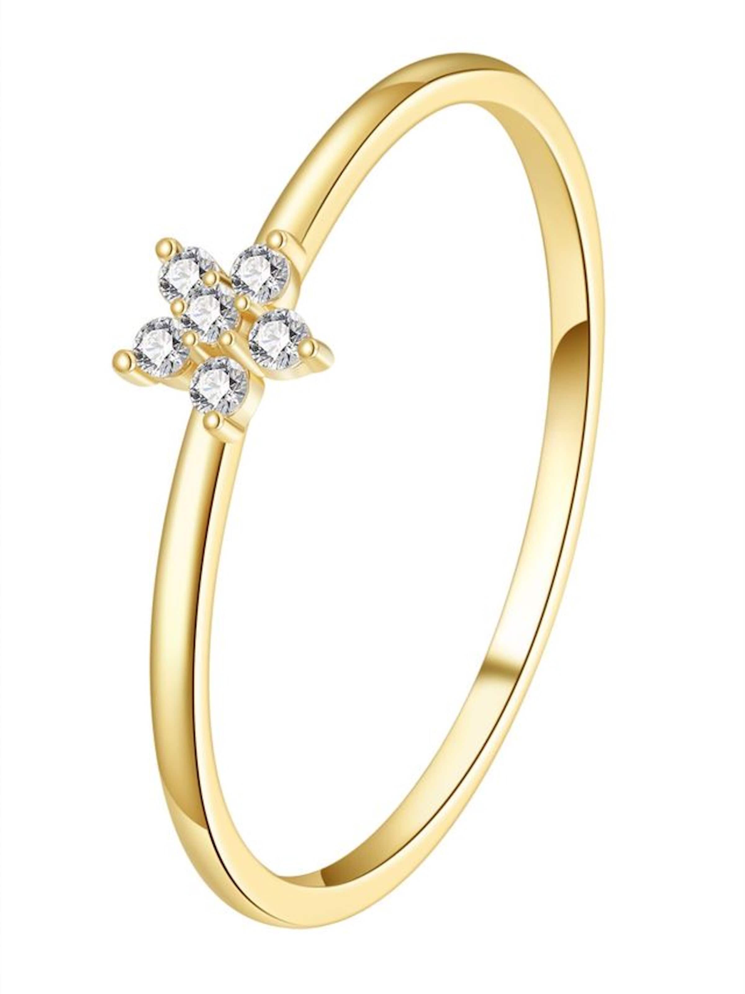 Dear Me Ring 'Bloom Ring' in Gold: front
