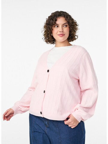 Zizzi Kampsun 'Cavista', värv roosa: eest vaates