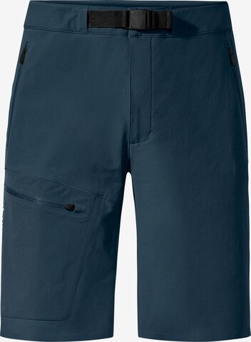 VAUDE Regular Outdoorbroek in Blauw: voorkant