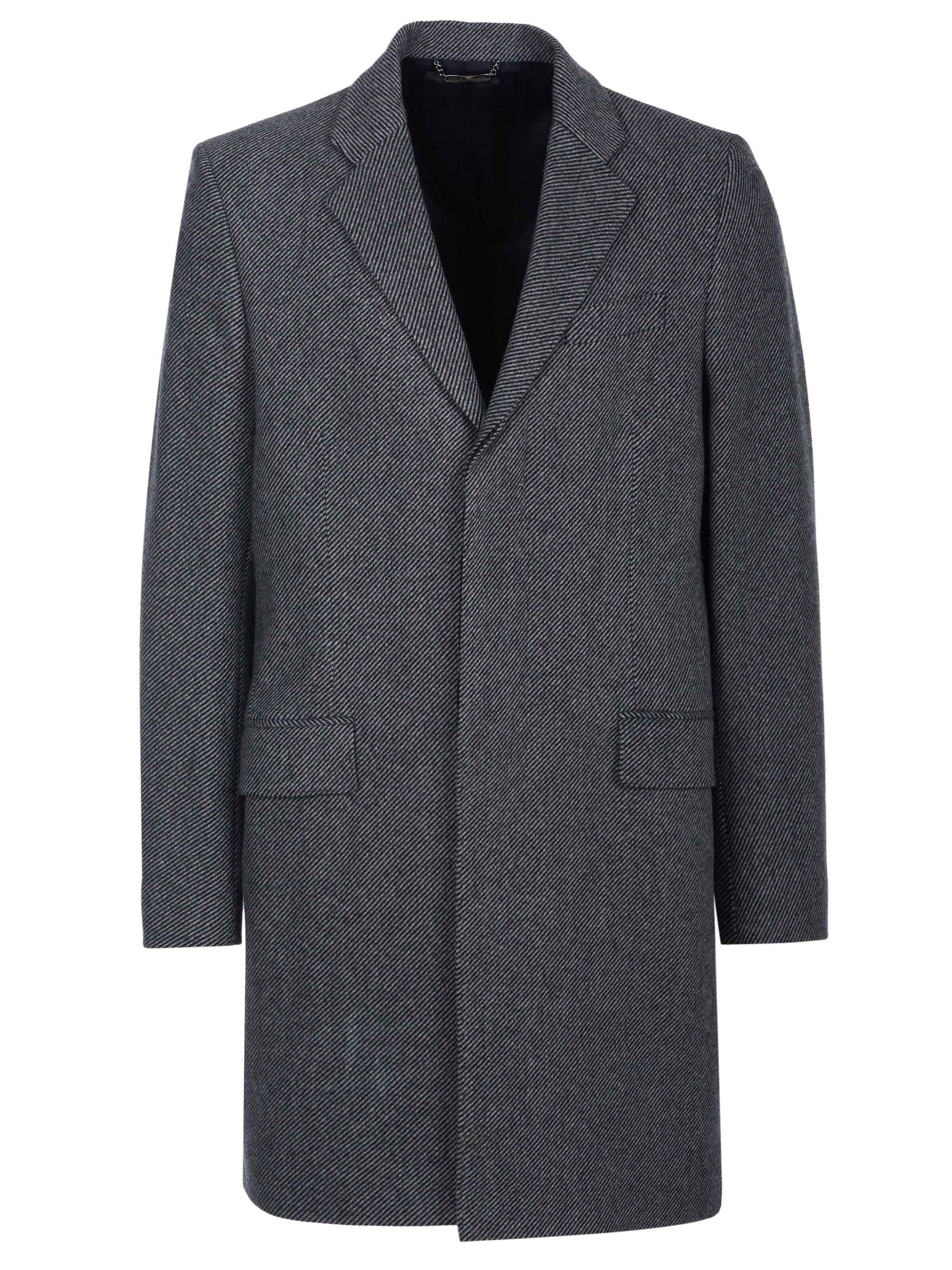 Cappotto di mezza stagione 'Dolce & Gabbana Mantel' di DOLCE & GABBANA in grigio: frontale
