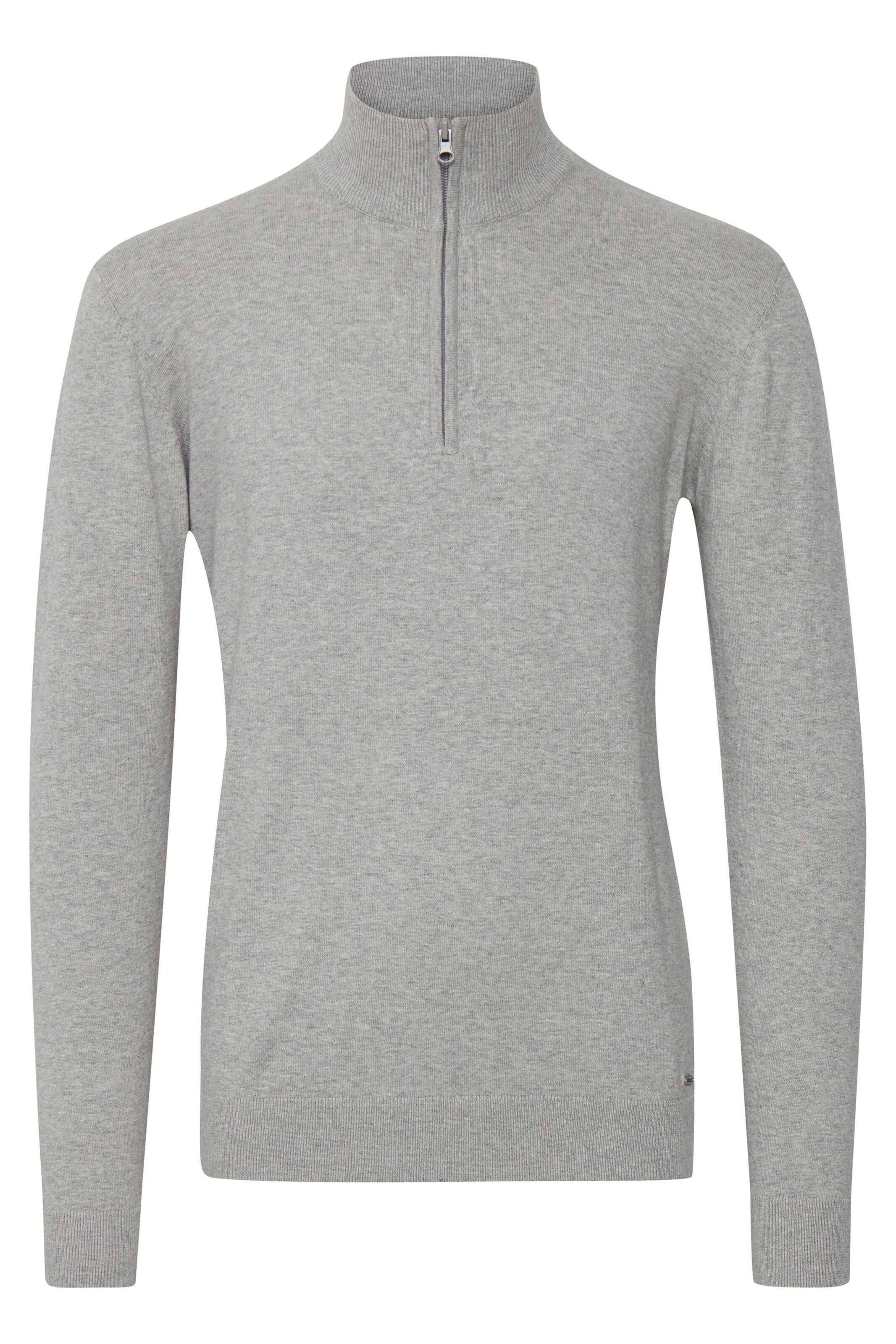 INDICODE JEANS Pullover 'Baddon' in Grau: Vorderseite