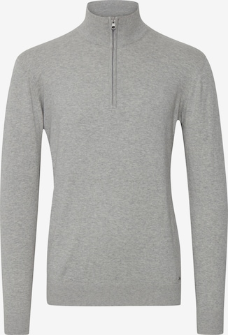 INDICODE JEANS Sweater 'BADDON' in Grey: front