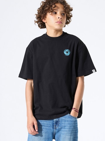 GARCIA Shirt in Zwart: voorkant