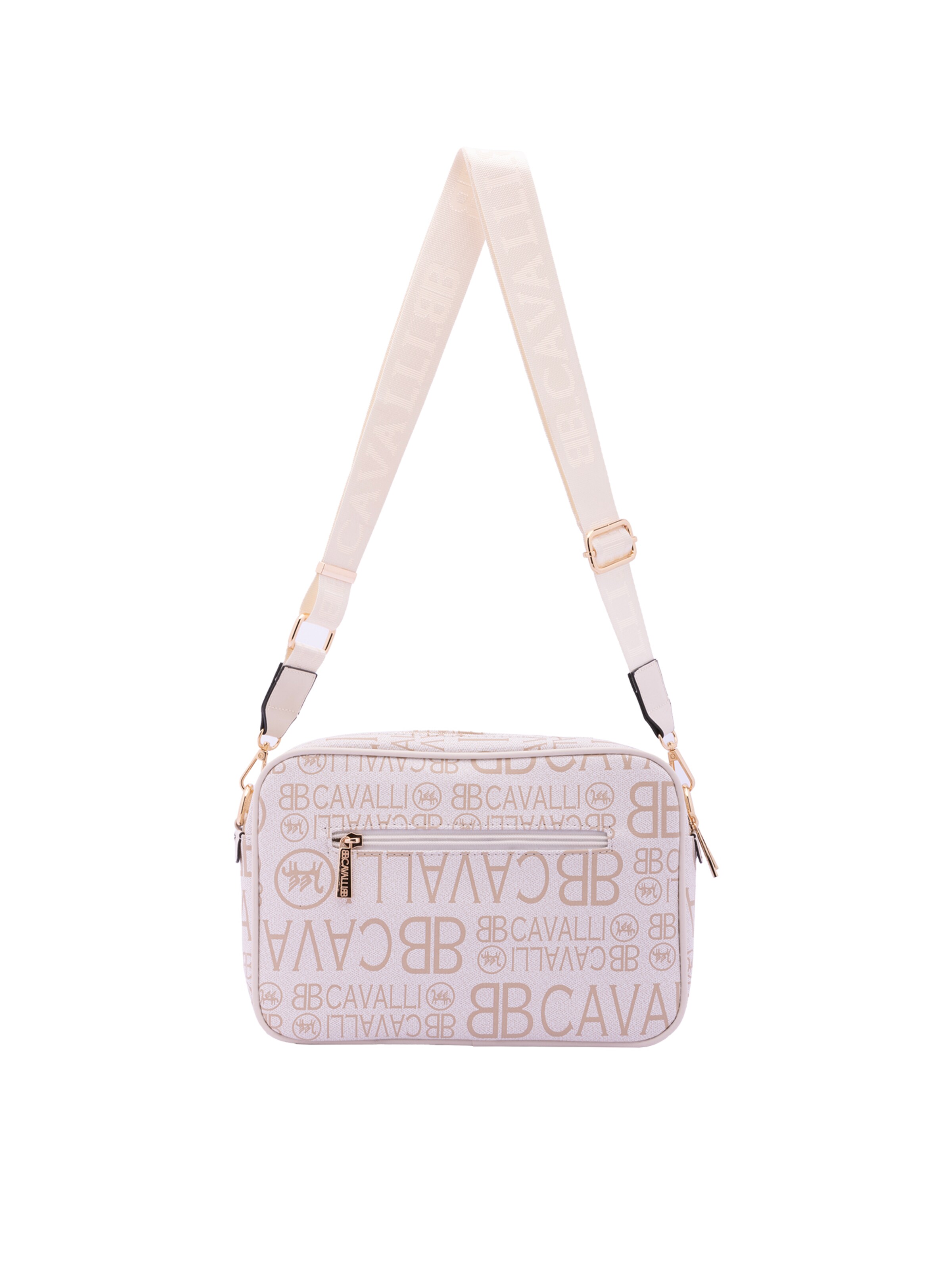 Borsa a tracolla di B. Cavalli in bianco