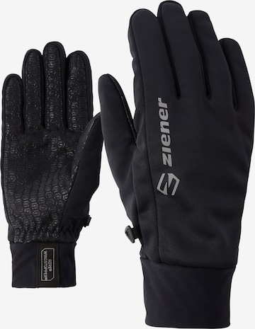 ZIENER Athletic Gloves 'IRIOS GTX INF TOUCH' in Black: front