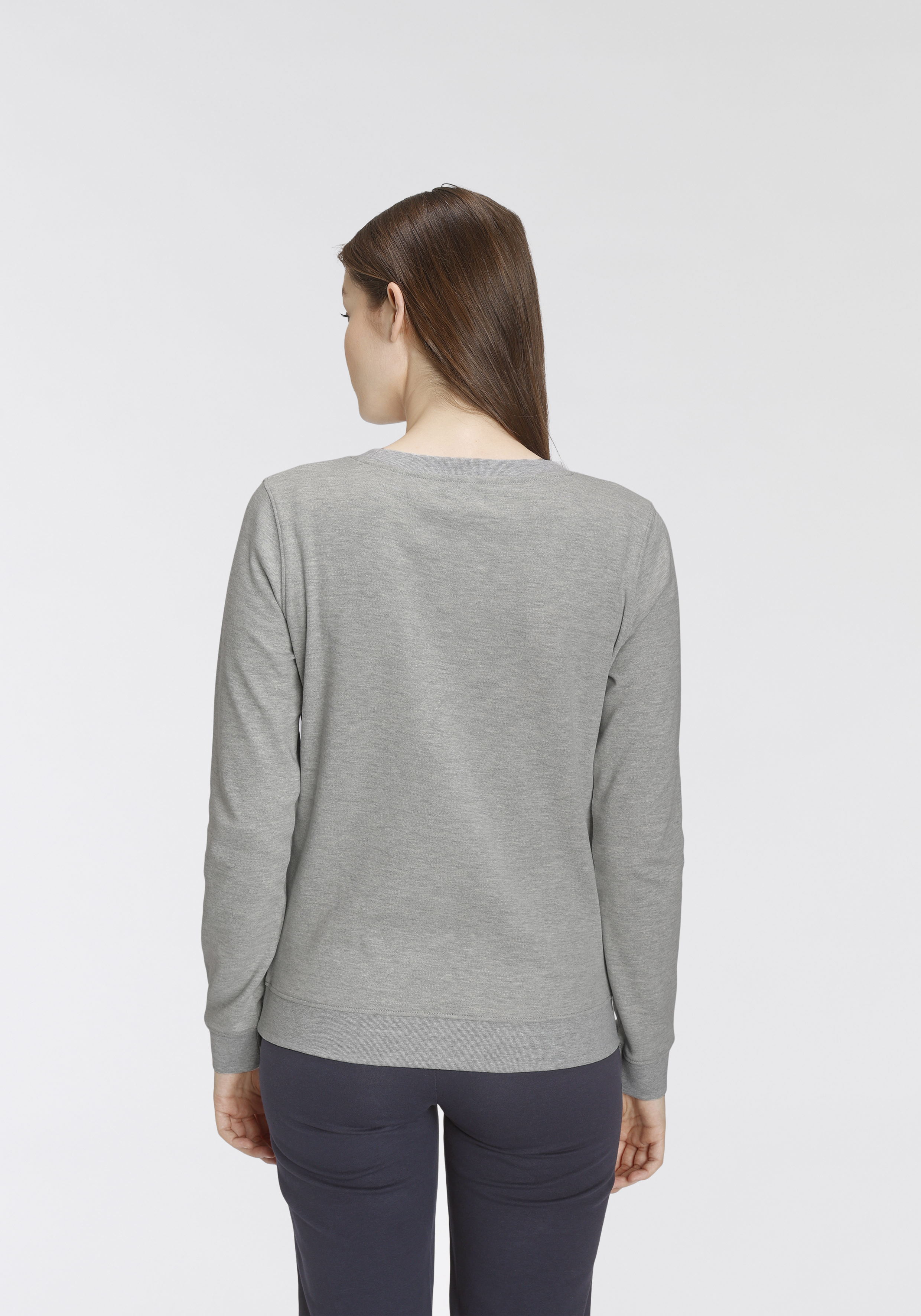 FLASHLIGHTS Sweatshirt in Hellgrau FLASHLIGHTS Sweatshirt in Hellgrau