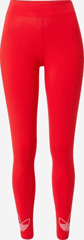 Leggings di ADIDAS ORIGINALS in rosso: frontale