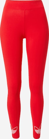 Skinny Leggings de la ADIDAS ORIGINALS pe roșu: față