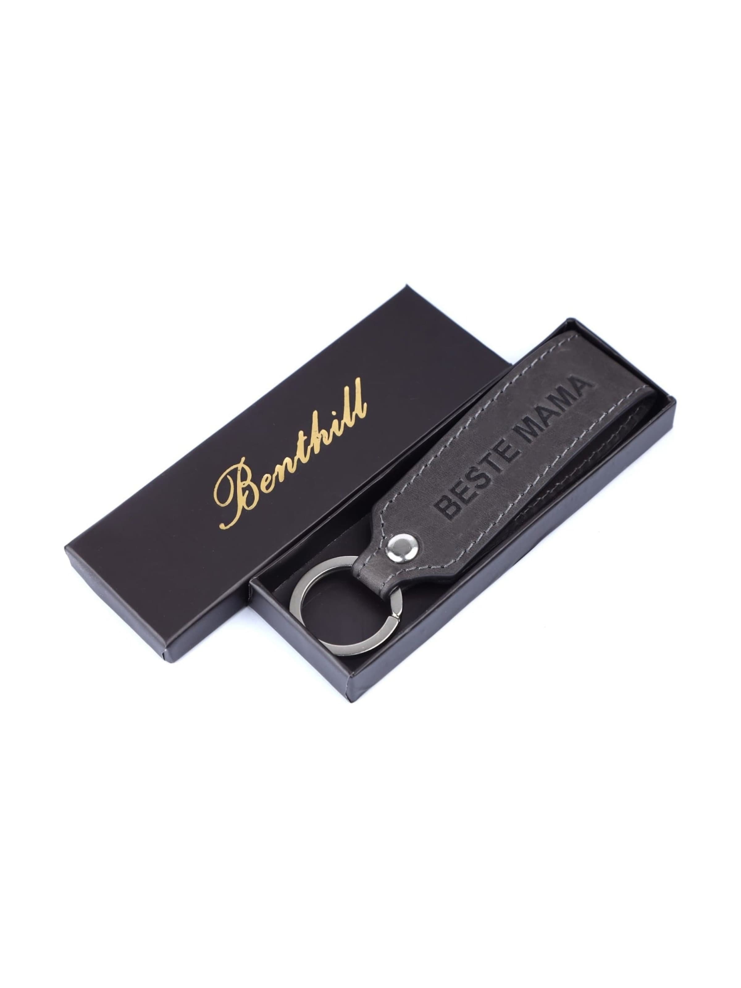 Benthill Key Ring 'Beste Mama' in Grey