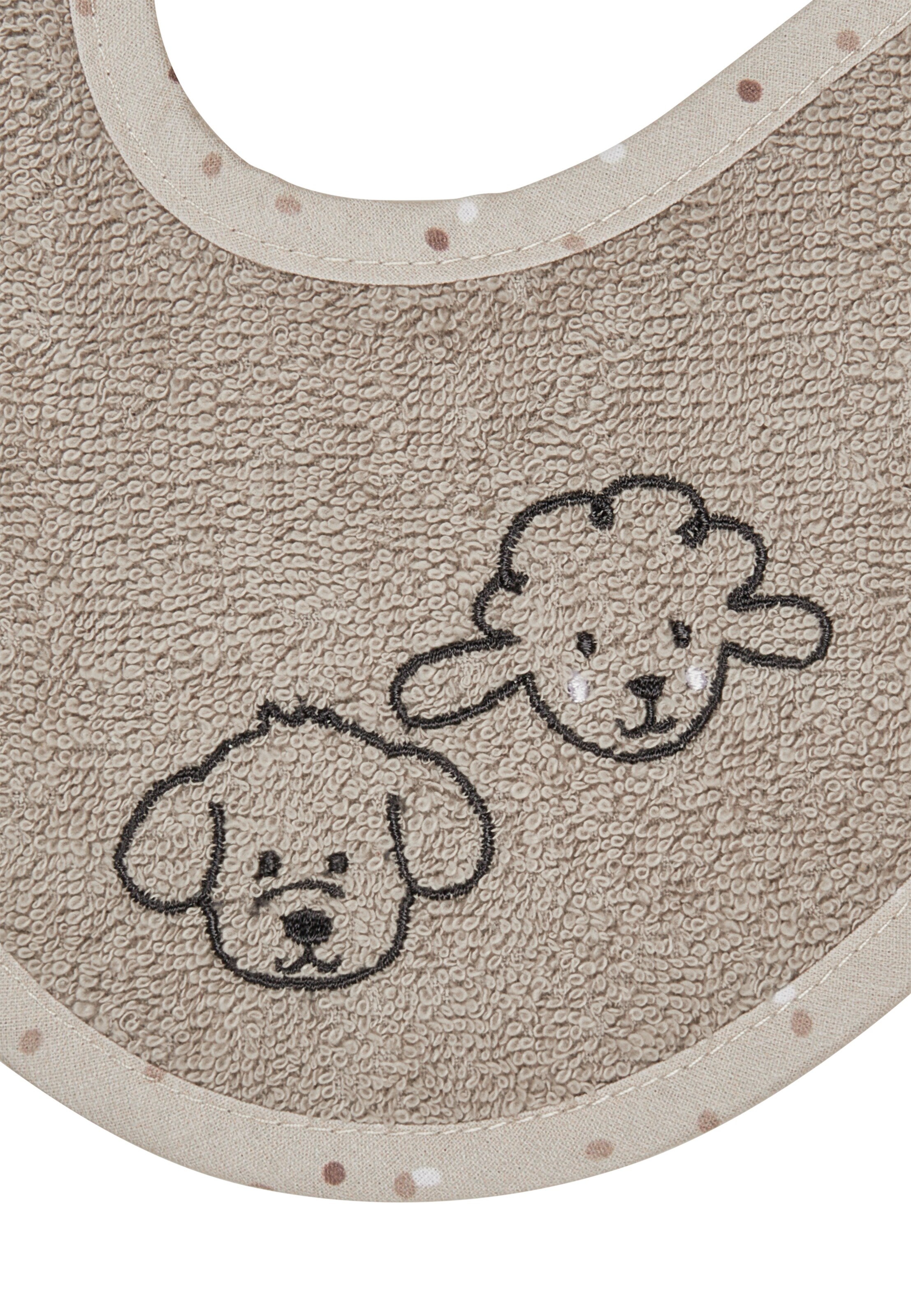 STERNTALER Bib 'BAUERNHOF' in Beige