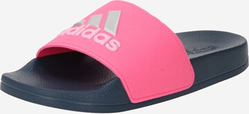 Claquettes / Tongs 'ADILETTE SHOWER' ADIDAS SPORTSWEAR en rose : devant