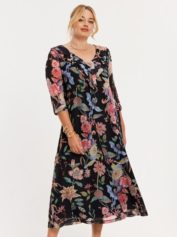 YOEK Jurk in Zwart: voorkant