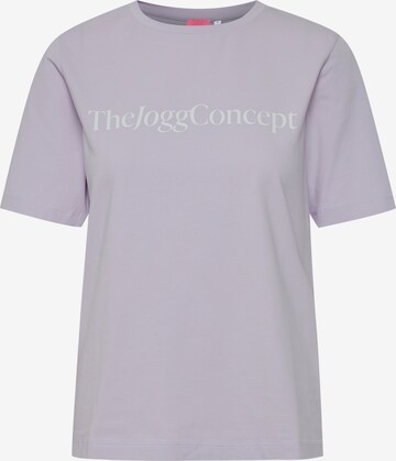 T-shirt The Jogg Concept en violet : devant