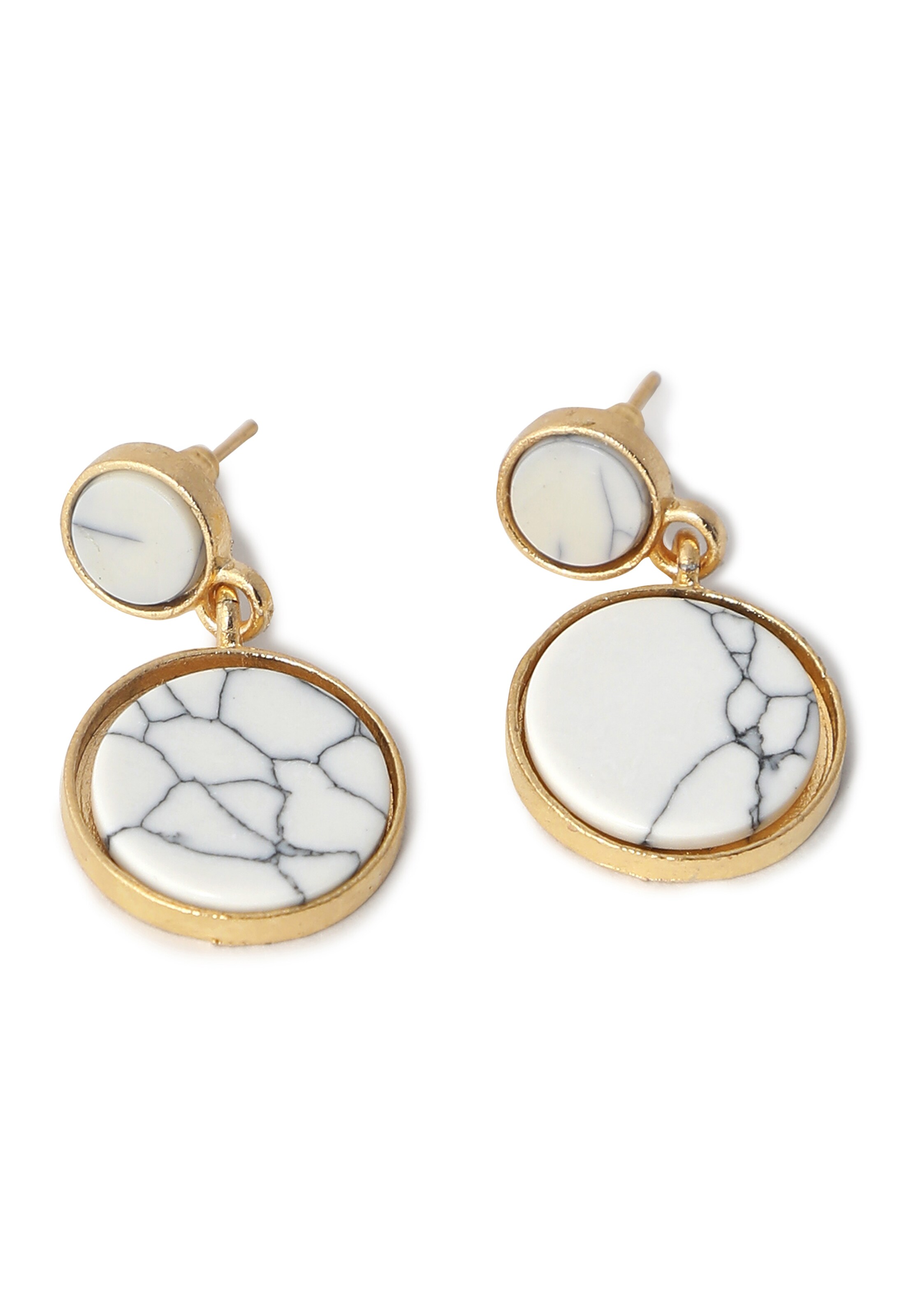 SOHI Kolczyki 'Amelia' w kolorze złoty: przód