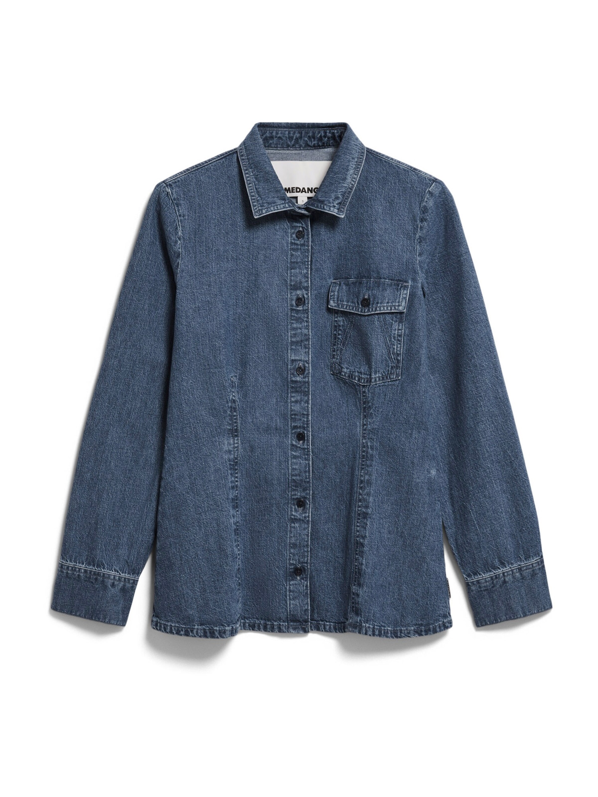 ARMEDANGELS Blouse 'NILAARA' in Blauw: voorkant