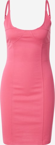 Rochie de la Calvin Klein Jeans pe roz: față