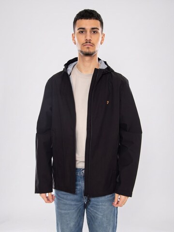 FARAH Tussenjas 'Rhodes Hooded Jacket' in Zwart