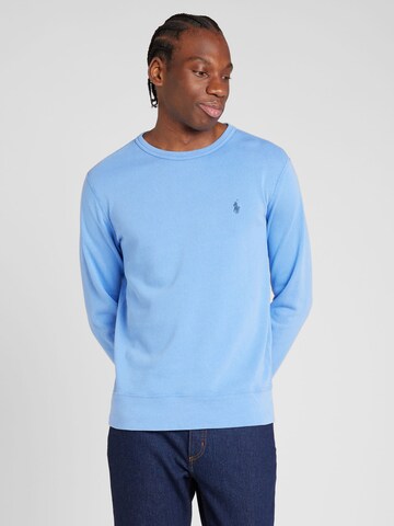 Sweat-shirt Polo Ralph Lauren en bleu : devant