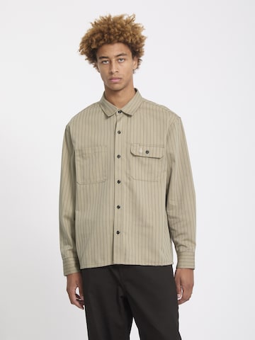 Volcom Regular Fit Hemd 'Tradestone' in Beige: Vorderseite