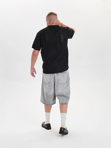 Dxnmxrk Pullover 'DXFane'‌‌‌‌‌ in Schwarz