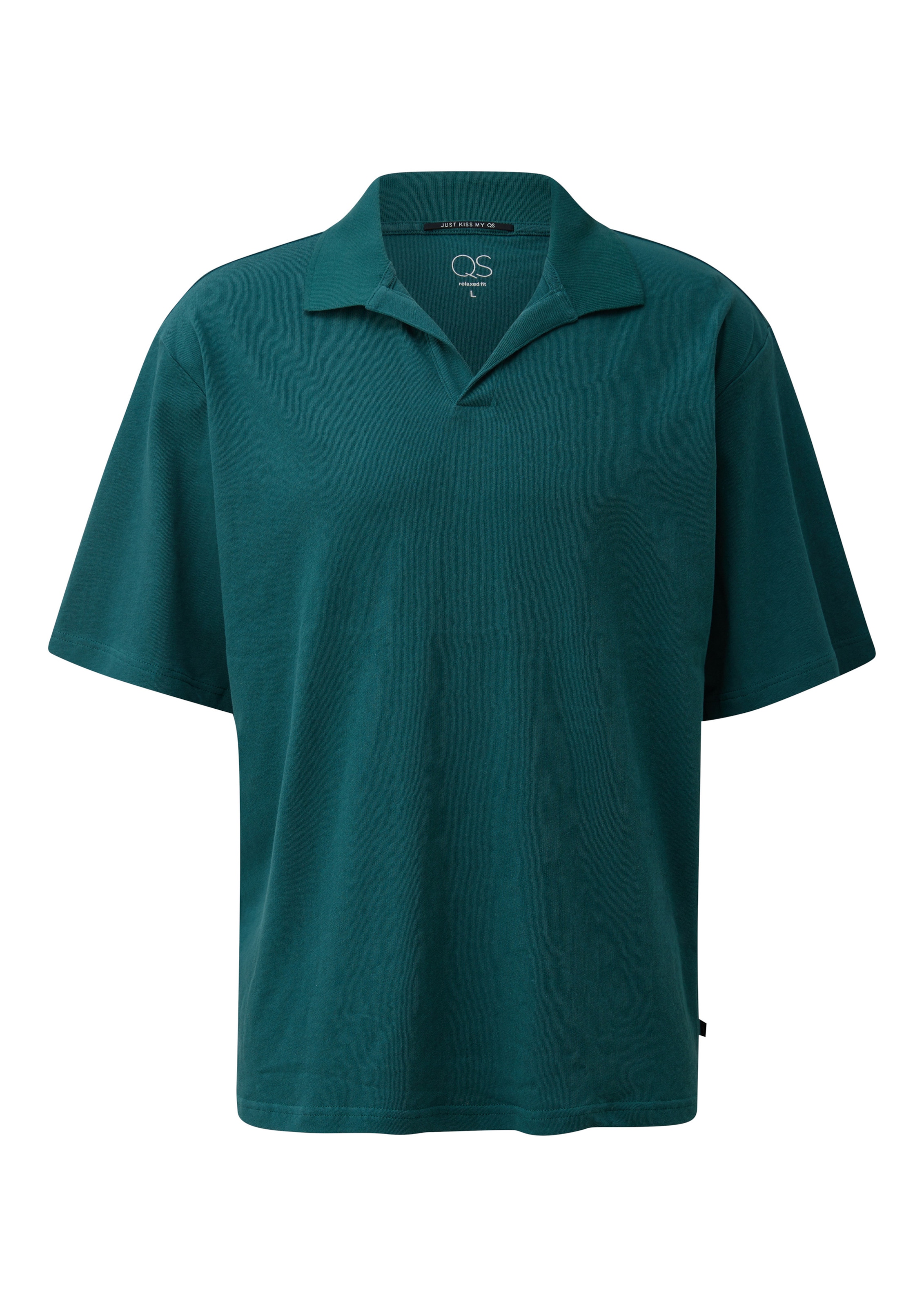 QS Shirt in Grün: Vorderseite