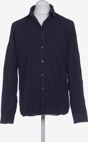 DKNY Button Up Shirt in L in Blue: front