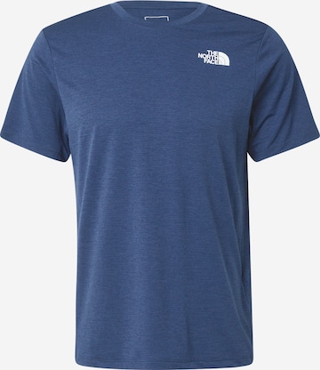 THE NORTH FACE Koszulka funkcyjna w kolorze niebieski: przód