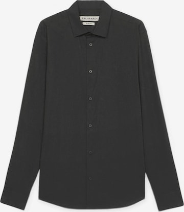 Trussardi - Camiseta en negro: frente