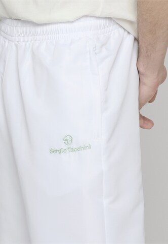 Effilé Pantalon de sport 'Carson' Sergio Tacchini en blanc