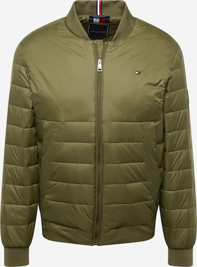 TOMMY HILFIGER Veste d’hiver en vert foncé / mélange de couleurs, Vue avec produit