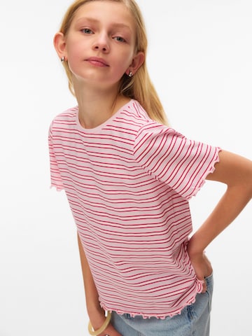 Vero Moda Girl Koszulka 'VMPAULINA' w kolorze różowy