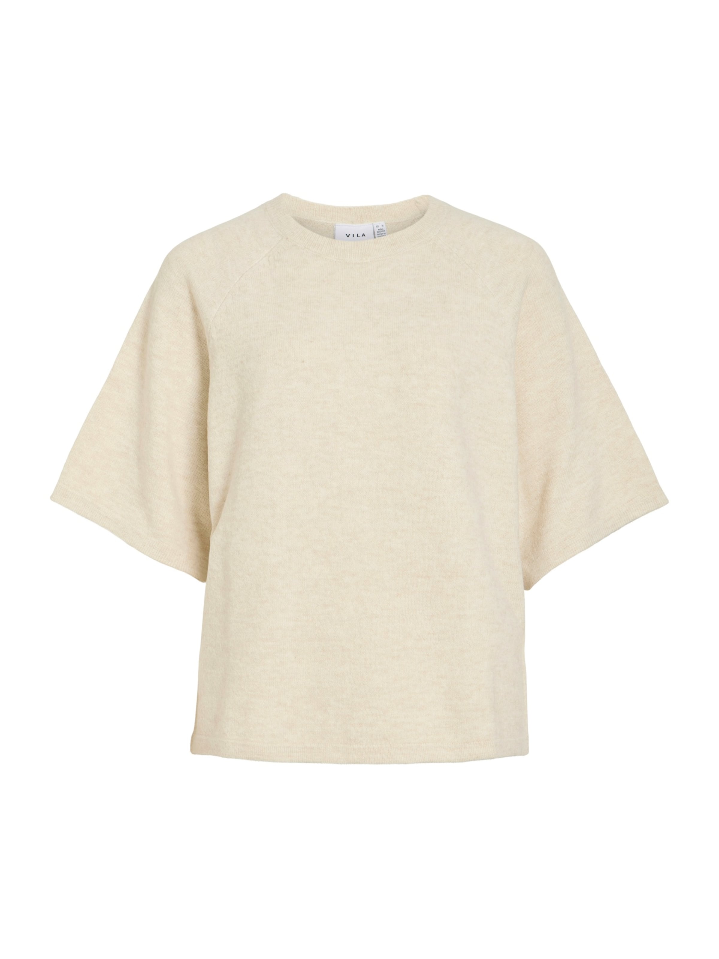 VILA Sweater 'VILiga' in Beige: front