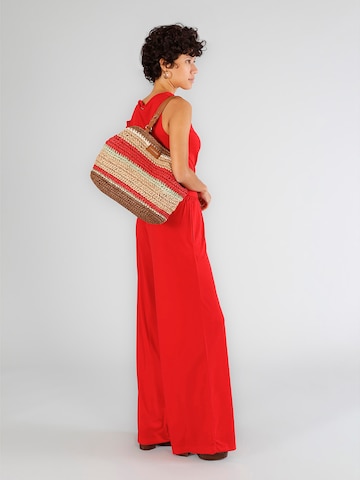 CAFè NOIR Pouch in Beige: front