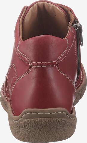 JOSEF SEIBEL Lace-Up Ankle Boots 'Neele' in Red