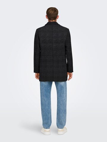 Only & Sons Mantel  'ONSJacob' in Schwarz