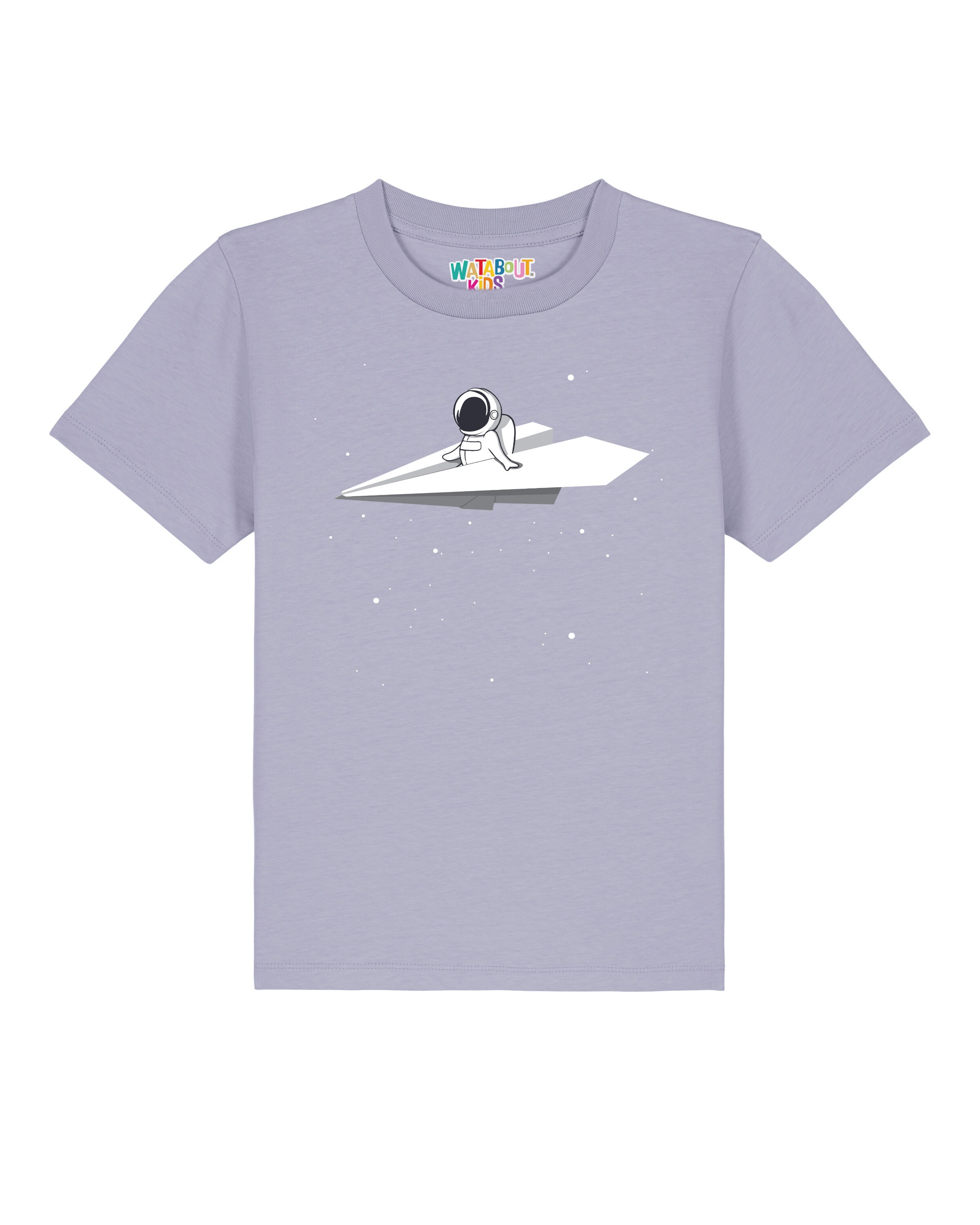 T-Shirt 'Fly Me To The Moon' watabout.kids en violet : devant