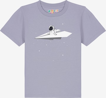 T-Shirt 'Fly Me To The Moon' watabout.kids en violet : devant