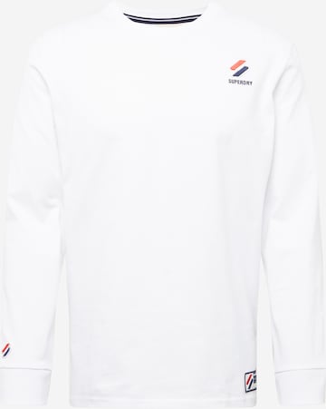 Superdry Shirt 'Essential' in Weiß: predná strana