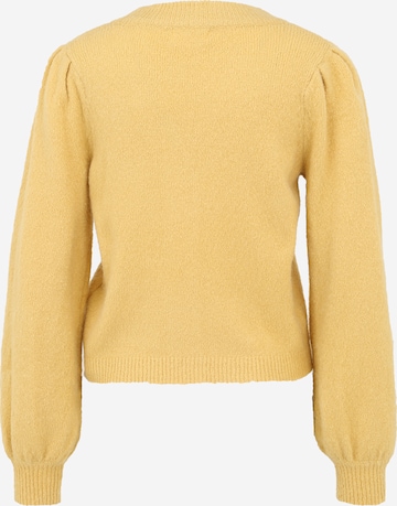 Cardigan 'Eve' OBJECT Petite en jaune