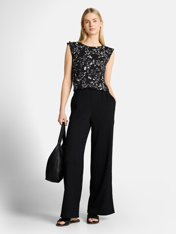 TOM TAILOR DENIM Top in Black