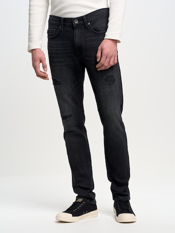 BIG STAR Regular Jeans 'Terry' in Black: front