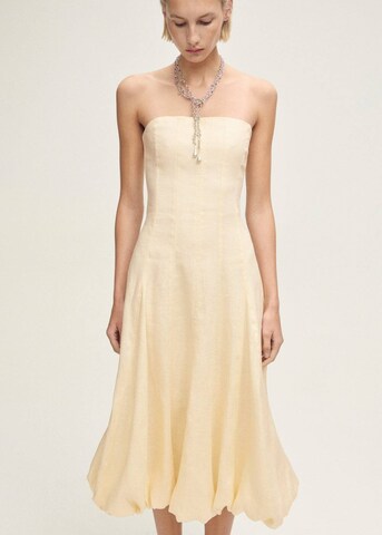 MANGO Cocktail Dress 'Alberta' in Yellow: front