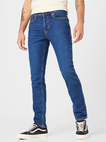 Regular Jeans 'Tim' de la JACK & JONES pe albastru: față