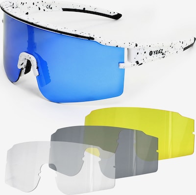 YEAZ Urheiluaurinkolasit 'Sunthrill' värissä sininen / sitruuna / tummanharmaa / läpinäkyvä / valkoinen, Tuotenäkymä