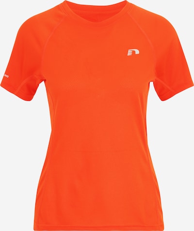 Newline Sportshirt in neonorange / weiß, Produktansicht