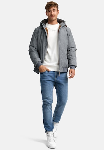 INDICODE JEANS Übergangsjacke in Grau