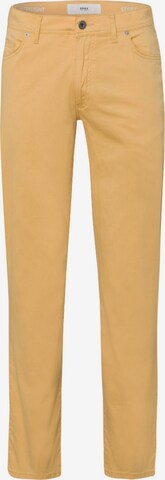 BRAX Regular Pants 'Cadiz' in Yellow: front