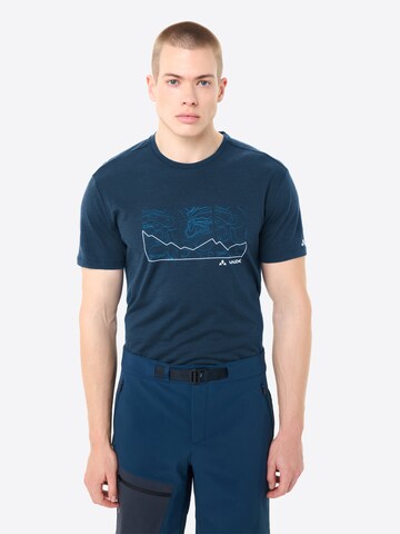 VAUDE Shirt 'Tekoa' in Blue