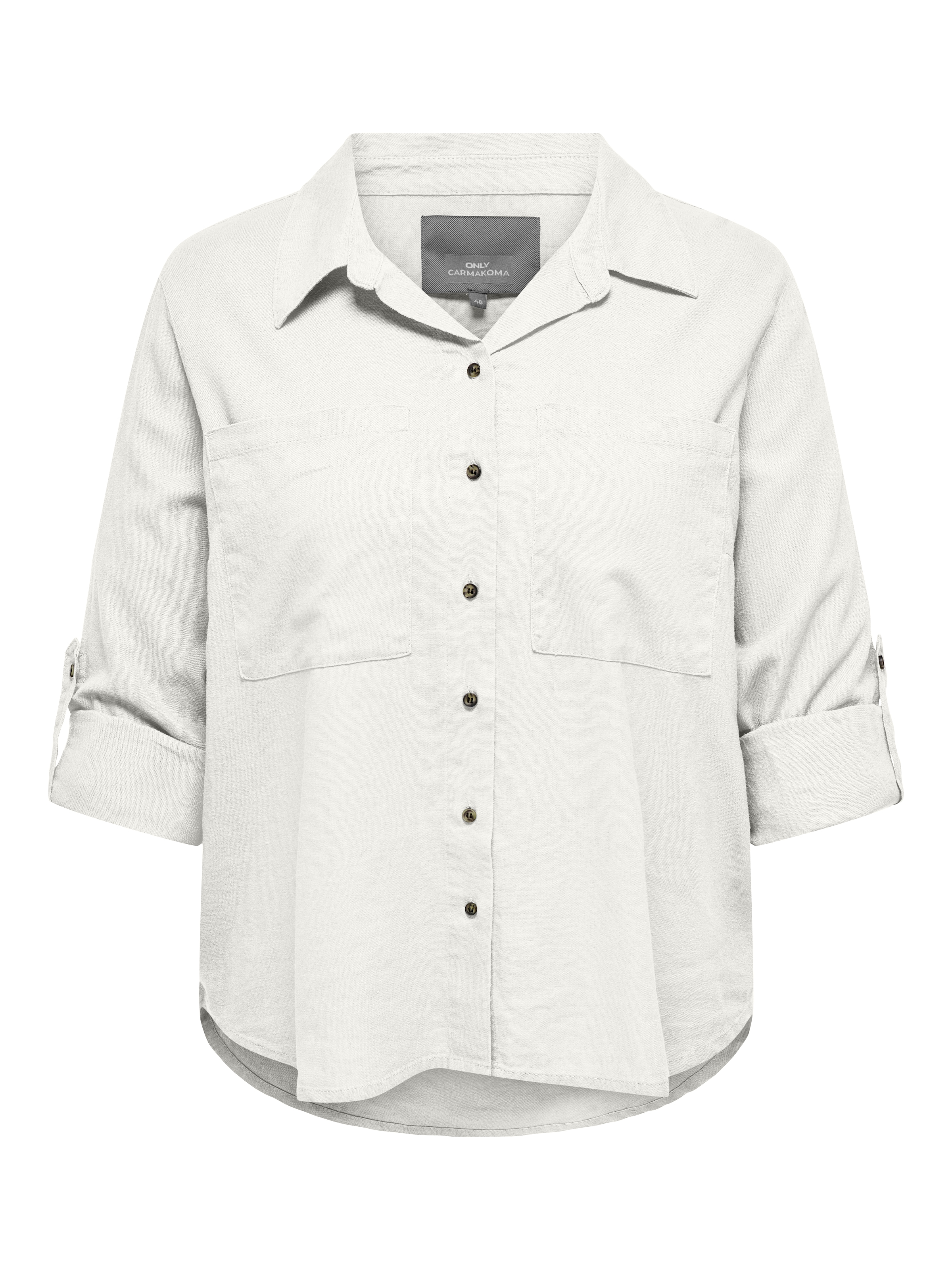 ONLY Carmakoma Bluse 'CARYasmin' in Weiß: Vorderseite