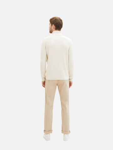 Regular Pantalon chino TOM TAILOR en beige